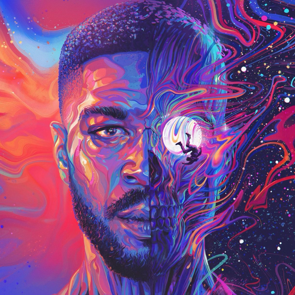 Kid Cudi Shares Tracklist & Cover Art For 'Man on the Moon III: The ...