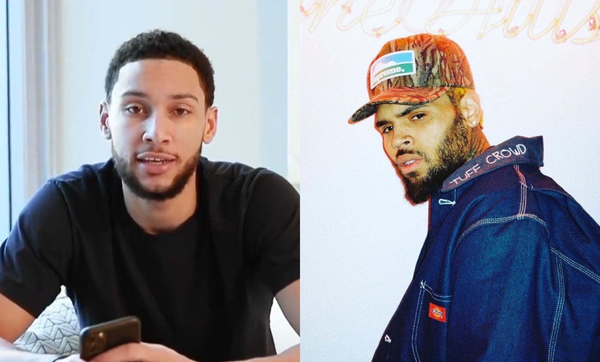 Chris Brown Lashes Out At Ben Simmons Comparison, "Stop Playing With Me
