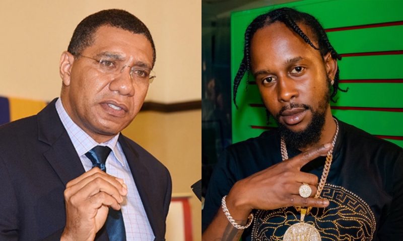 Andrew Holness Popcaan