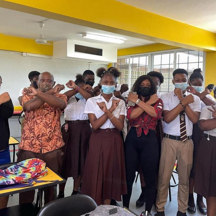 Xxxtentacion S Mother Donates Computers To Jamaican High School