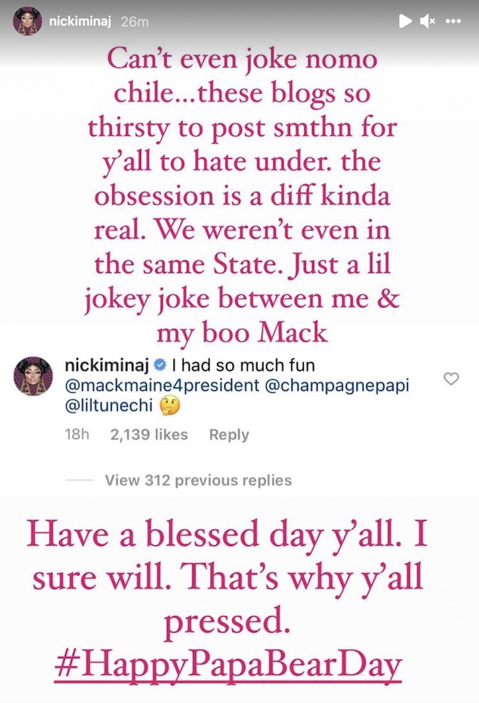 Nicki IG blog