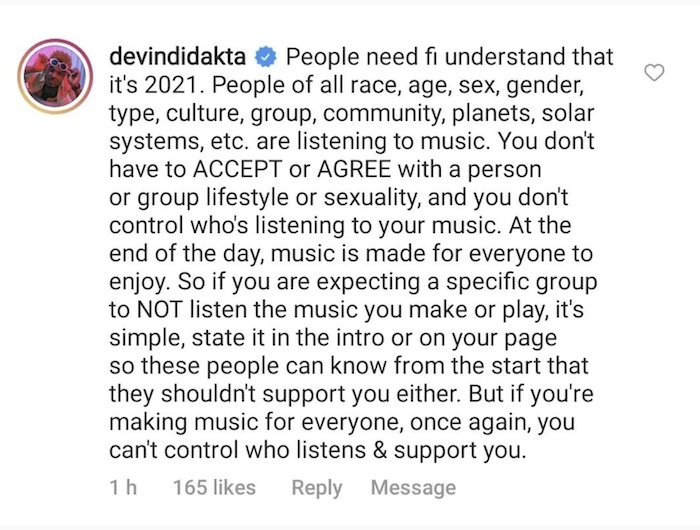 Devin Di Dakta comment