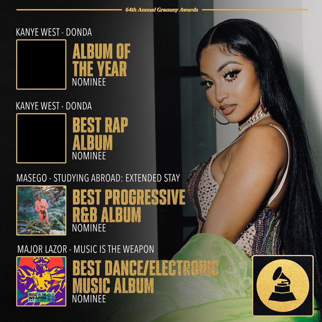 Shenseea Grammy nomination