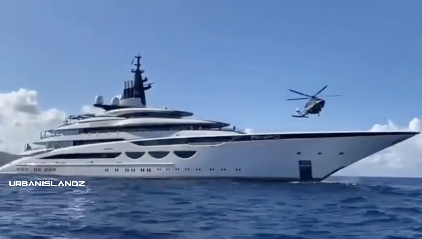 lee chin super yacht