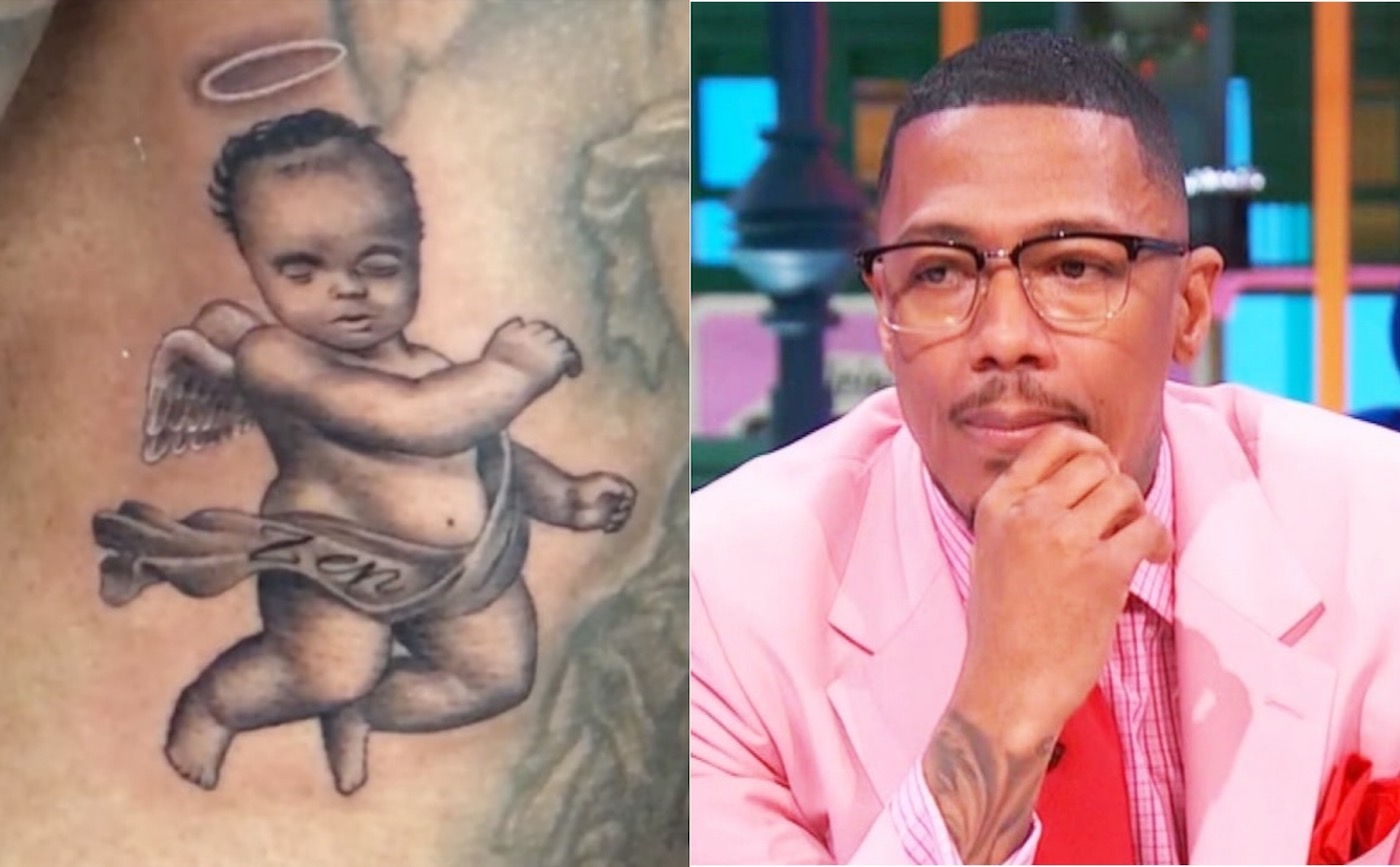 Nick Cannon Immortalized Late Son Zen With A Baby Angel Tattoo - Urban  Islandz