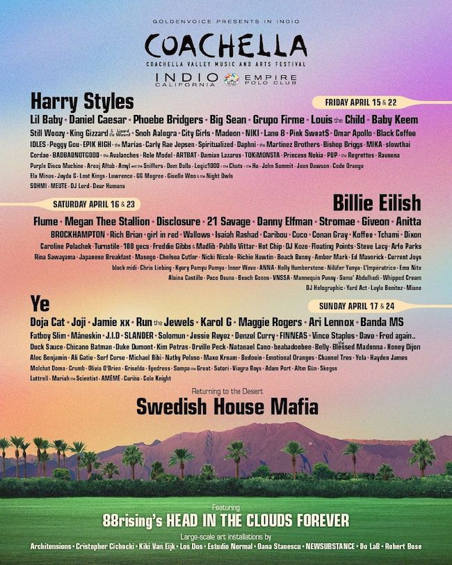 Coachella 2022 lineup