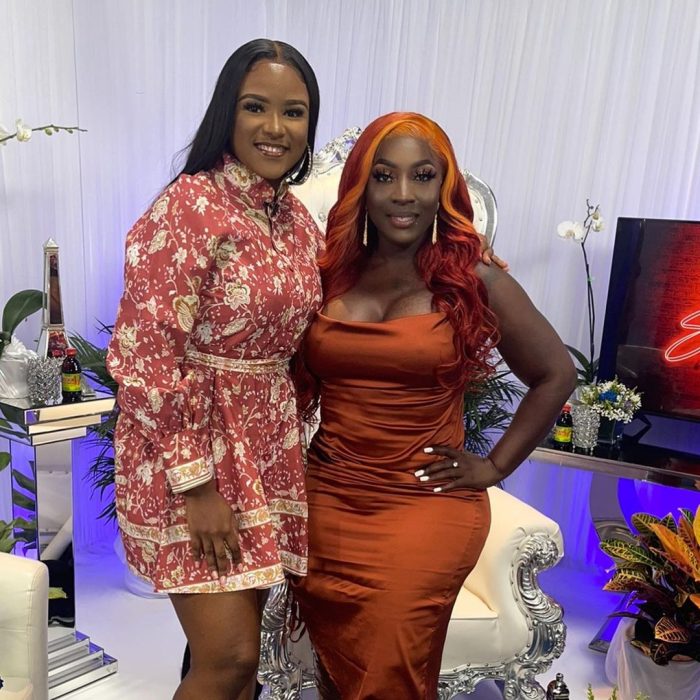 Spice Gets Tea From Sean Paul's Wife & Masicka, Demarco, Vershon Baby 