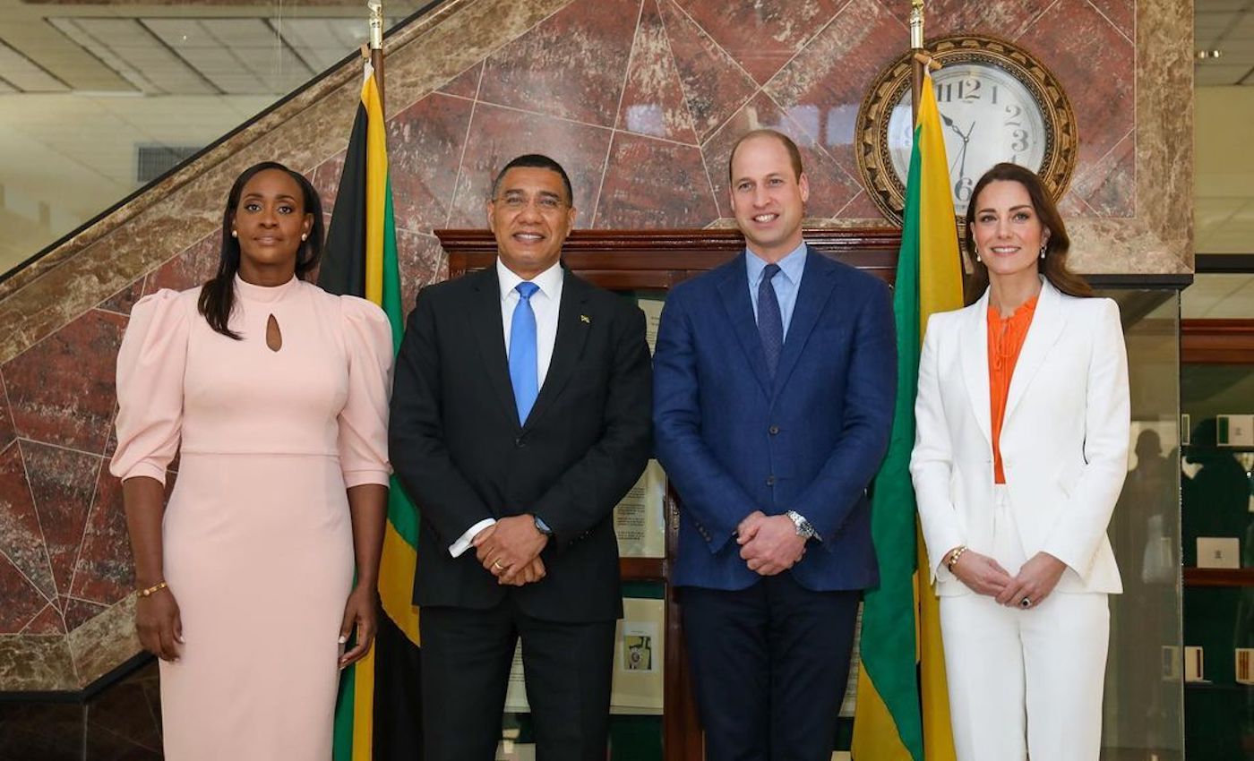 PM Andrew Holness Tells Prince William & Kate Jamaica 'Moving On' From Monarch - Urban Islandz