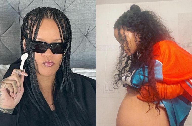 Rihanna baby bump
