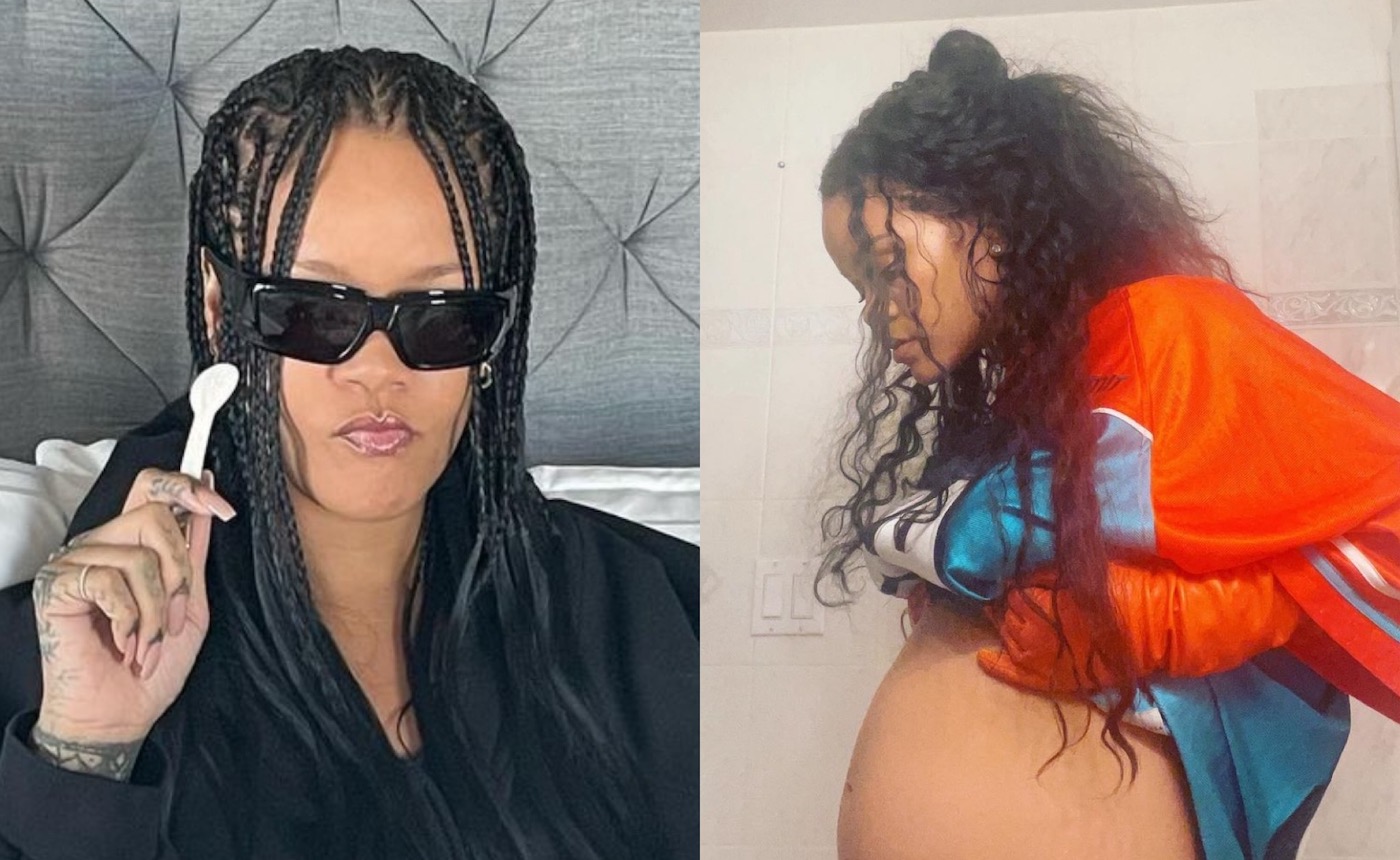 Rihanna baby bump