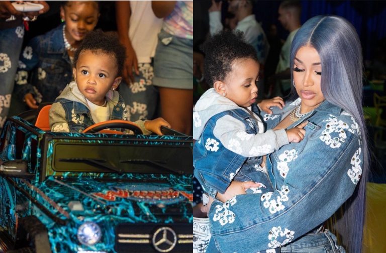 Offset And Cardi B Gifted Son Waves His Own G-Wagon At 1st Birthday ...