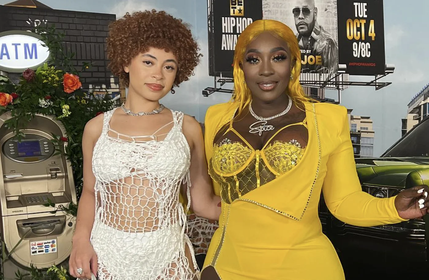 The Two Spice’s Link Up At BET Hip Hop Awards, Ice Spice Meets The