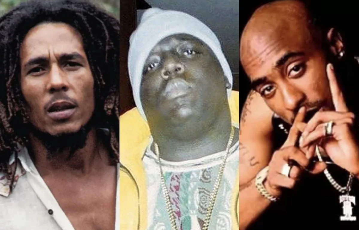 Bob Marley Notorious BIG Tupac