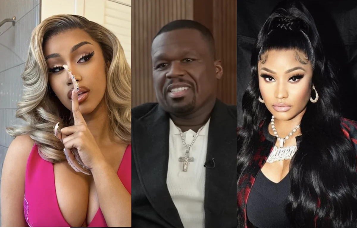 50 Cent Praises Cardi B For Her Meteoric Rise, Names Nicki Minaj His  Favorite - Urban Islandz