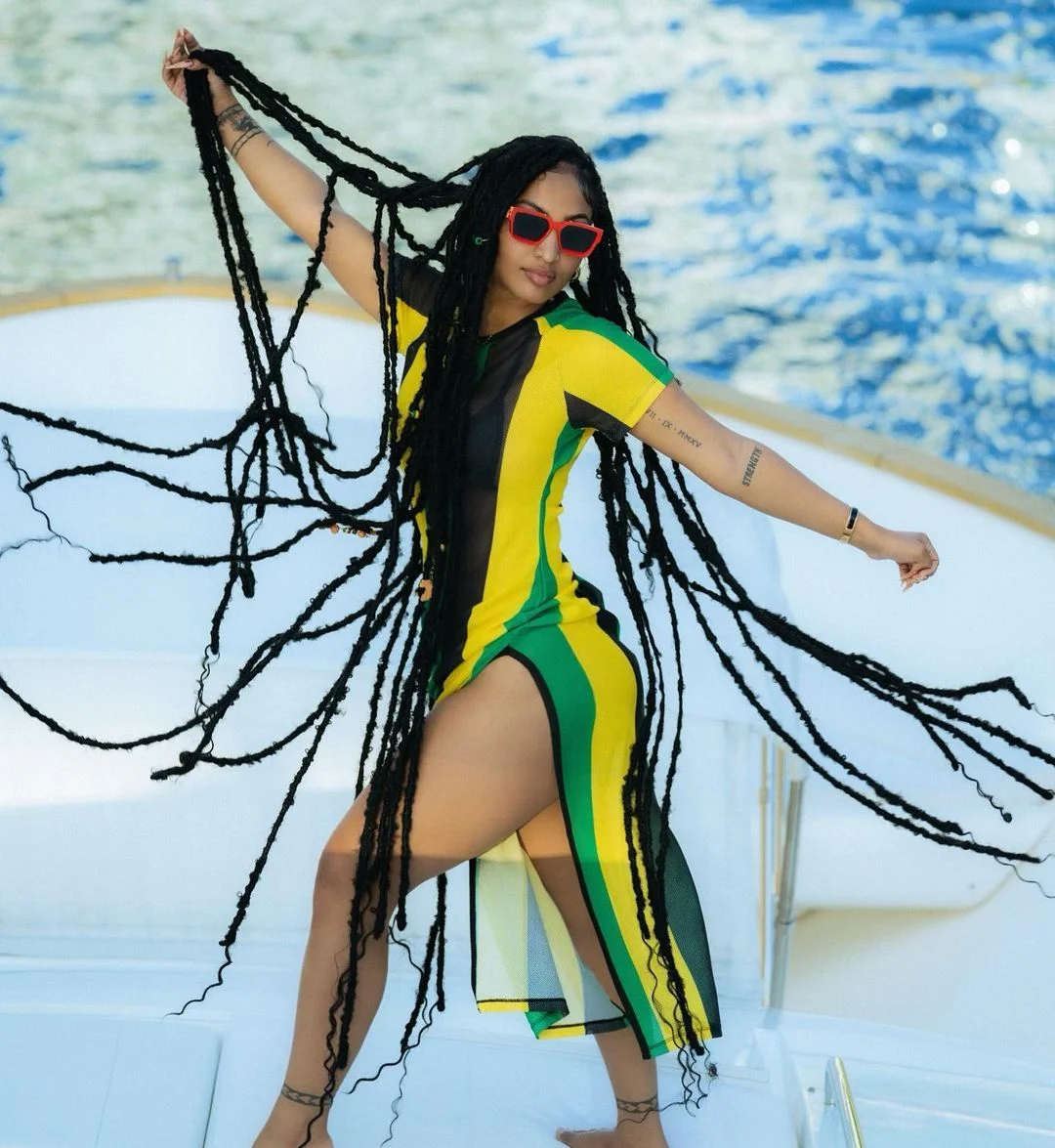 Shenseea Jamaican colors