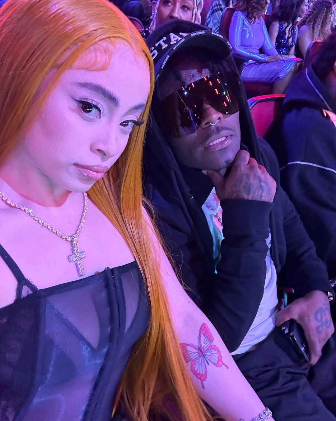 JT Threw Phone At Lil Uzi Vert After Posing With Ice Spice At BET 