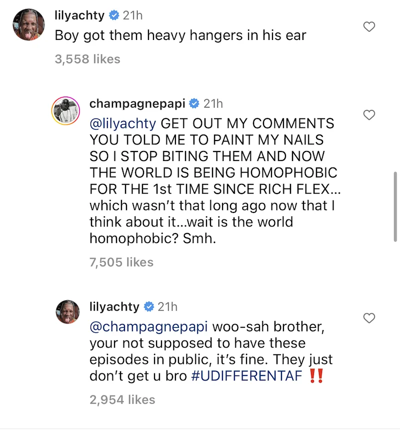 drake comment