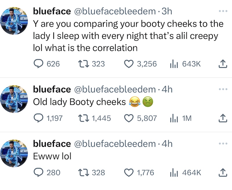 Blueface tweet