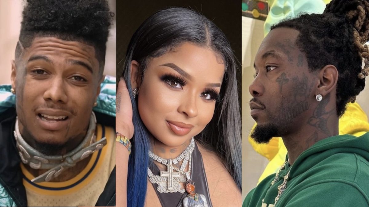 Blueface Says Chrisean Rock Slept With Cardi B Husband, Offset Respond ...