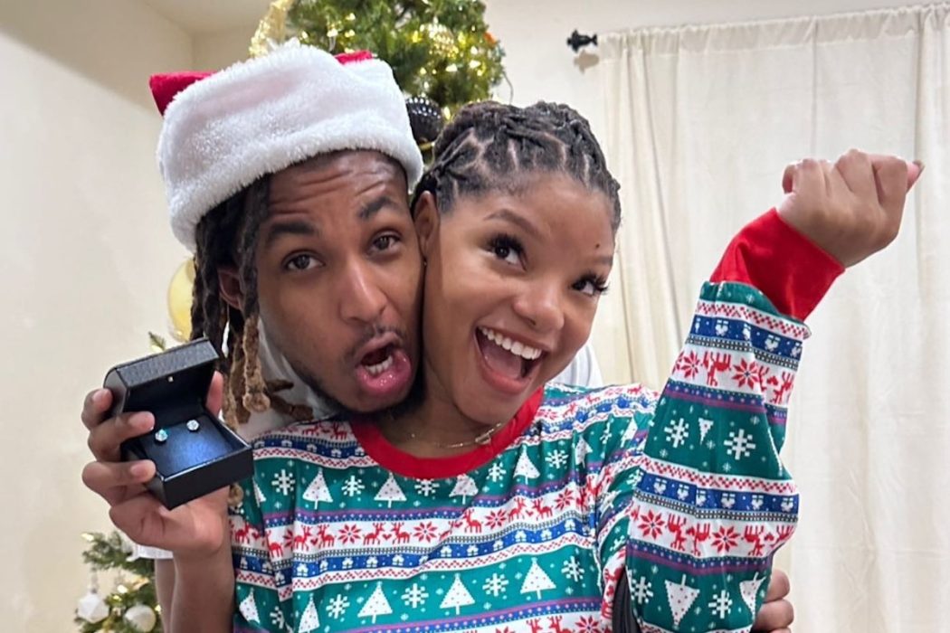 Halle Bailey And DDG Christmas Video Stirs Rumors She Gave Birth ...