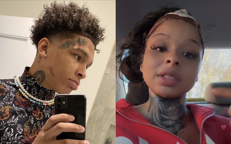 Chrisean Rock Gets K Suave Name Tattoo, Removed Blueface Face - Urban ...